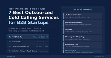 7 Best Outsourced Cold Calling Services for B2B Startups 2026